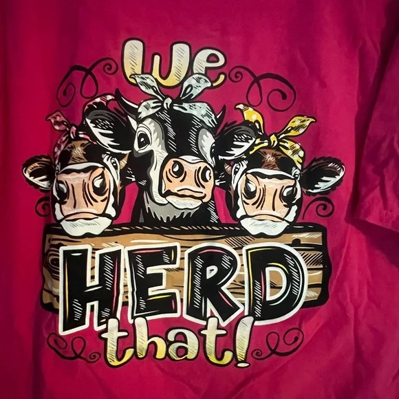 Fruit of the Loom Bright Pink Short Sleeve Tee - Picture 3 of 4